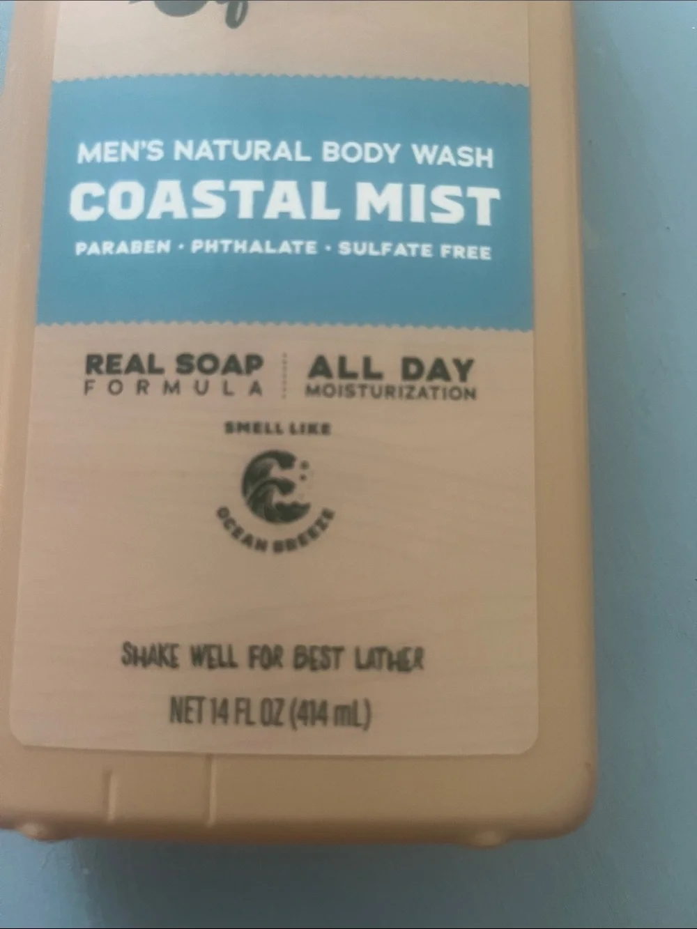 Dr. Squatch Coastal Mist Men's Body Wash — Beige